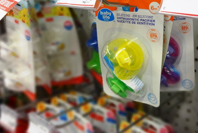 Soother display. Photo by Alan Viau